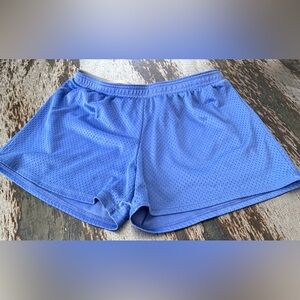 Champion Women's Royal Blue Mesh Athletic Shorts